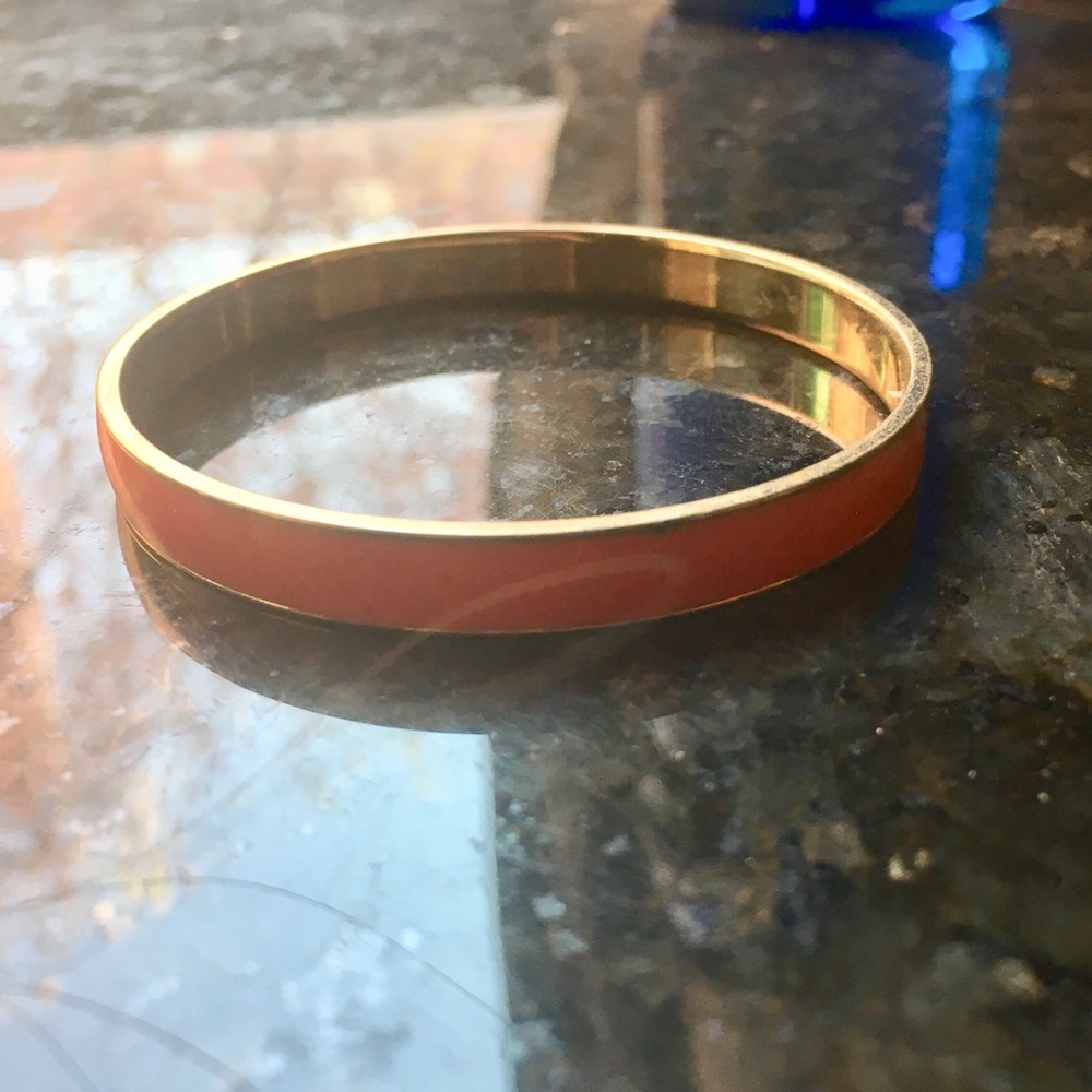 J crew gold and pink bracelet